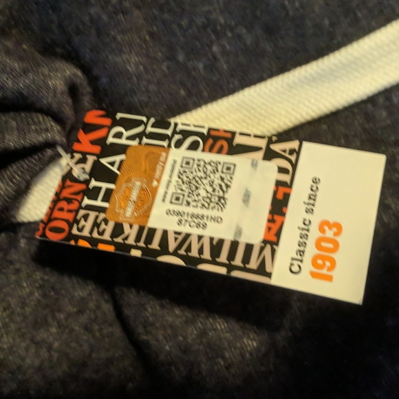 Harley Davidson museum women's mock neck hooded sweatshirt - Picture 4 of 6